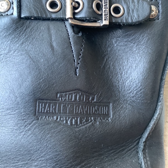 Harley Davidson Leather Riding Boots - Picture 2 of 13
